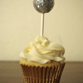 New Year’s Eve Ball Drop Cupcake Toppers