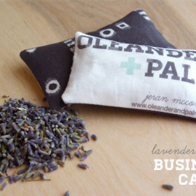 Lavender Sachet Business Cards