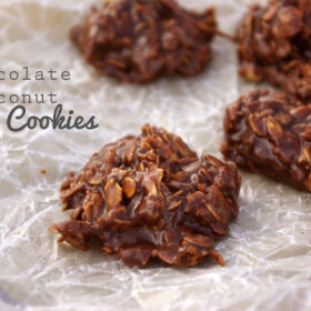 Chocolate Coconut Camp Cookies