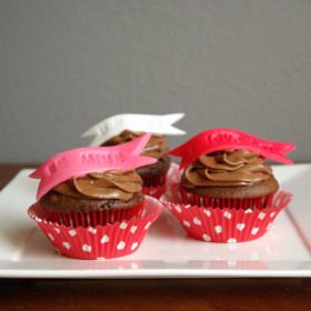 Valentine’s Message Cupcake Toppers