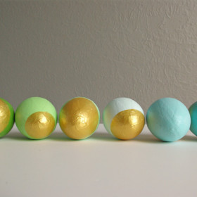 Gold and Pastel Eggs