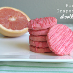 Pink Grapefruit Shortbread