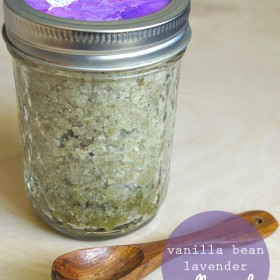 Vanilla Bean Lavender Salt Scrub