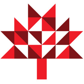 Geometric Canada Day Bunting