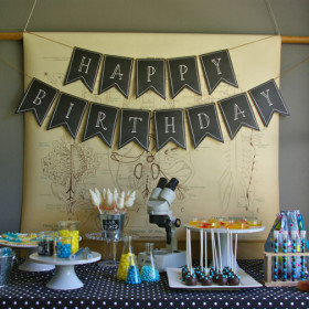 Science Themed Birthday Party