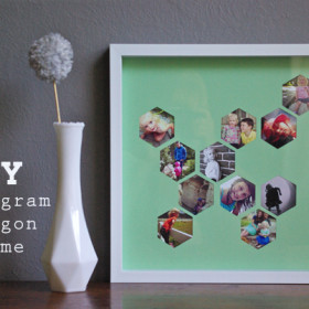 DIY Instagram Hexagon Frame