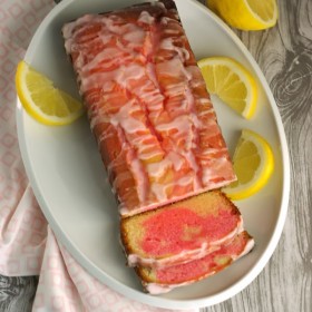 Pink Lemonade Pound Cake