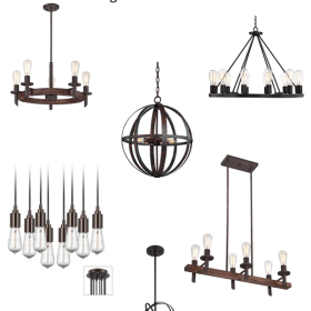 Industrial Dining Room Chandeliers