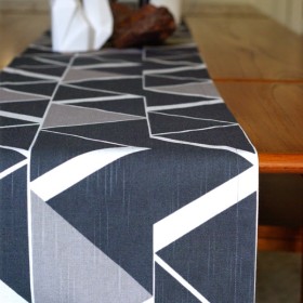 Table Runner Made with Nate Berkus Fabric