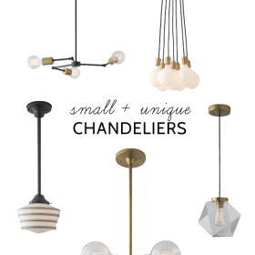 Small + Unique Chandeliers