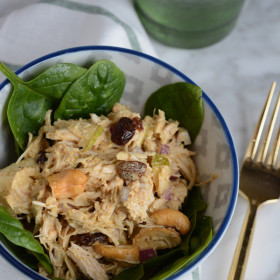 Curried Chicken and Pear Salad