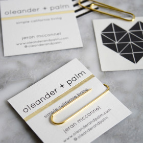 Square Business Cards and Temporary Tattoos