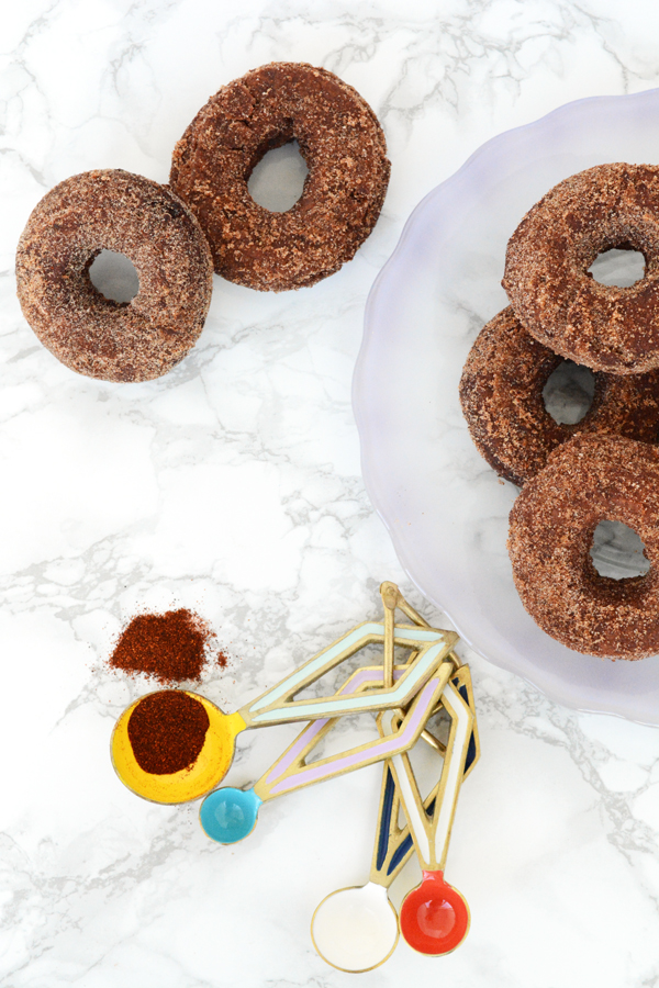 Chocolate Chipotle Donuts