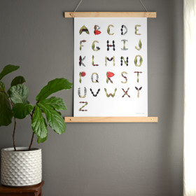 Tropical Foliage Alphabet