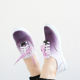 DIY Ombre Shoes and Laces