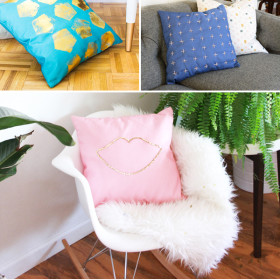 5 Ways to DIY – Pillows