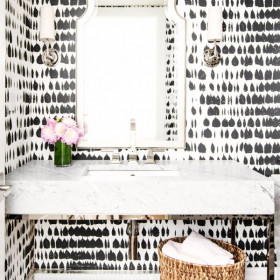 Bold Black and White Walls