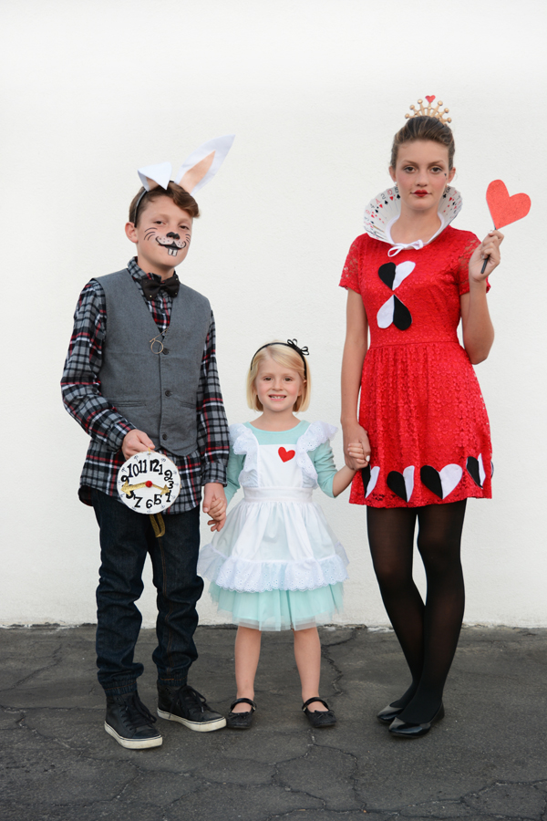 Alice in Wonderland Halloween Costumes for Siblings | Oleander + Palm