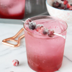 Cranberry Shirley Temple Mocktail