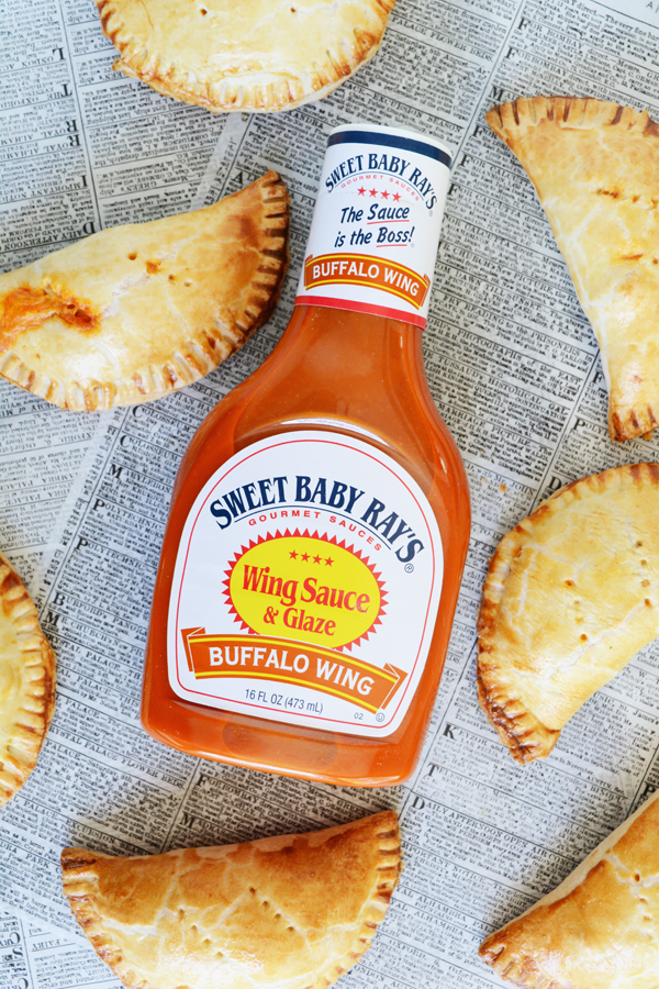 buffalo chicken and blue cheese hand pies 