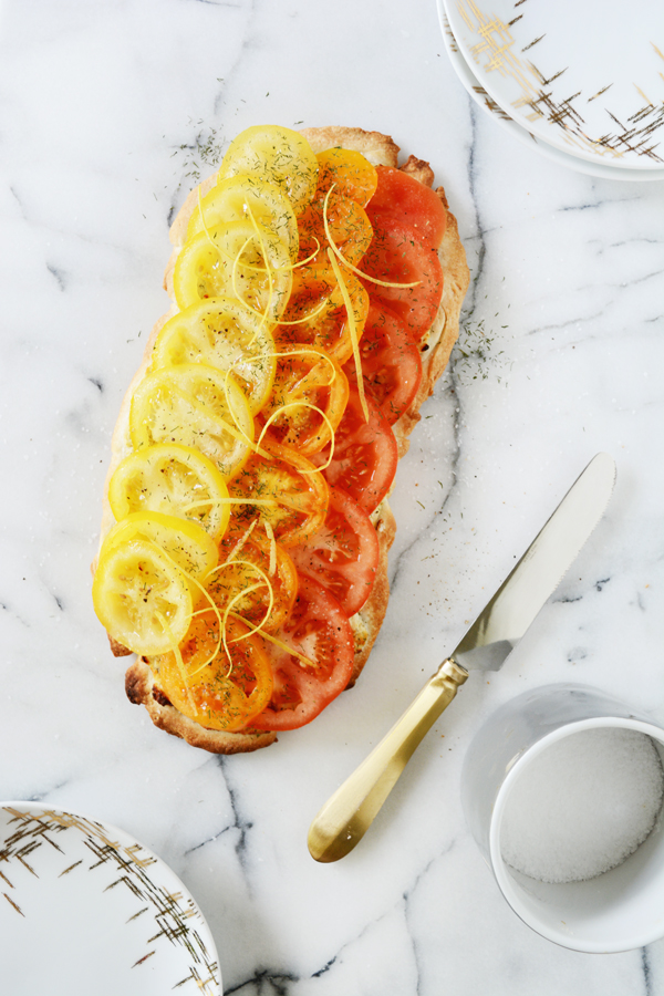 tomato goat cheese tart 