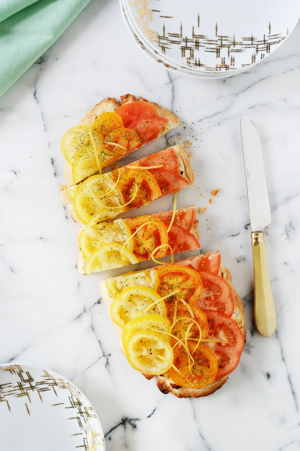 easy tomato goat cheese savory tart