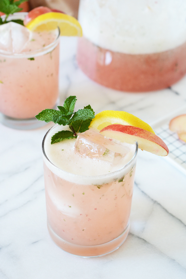 _sparkling nectarine mint lemonade 7