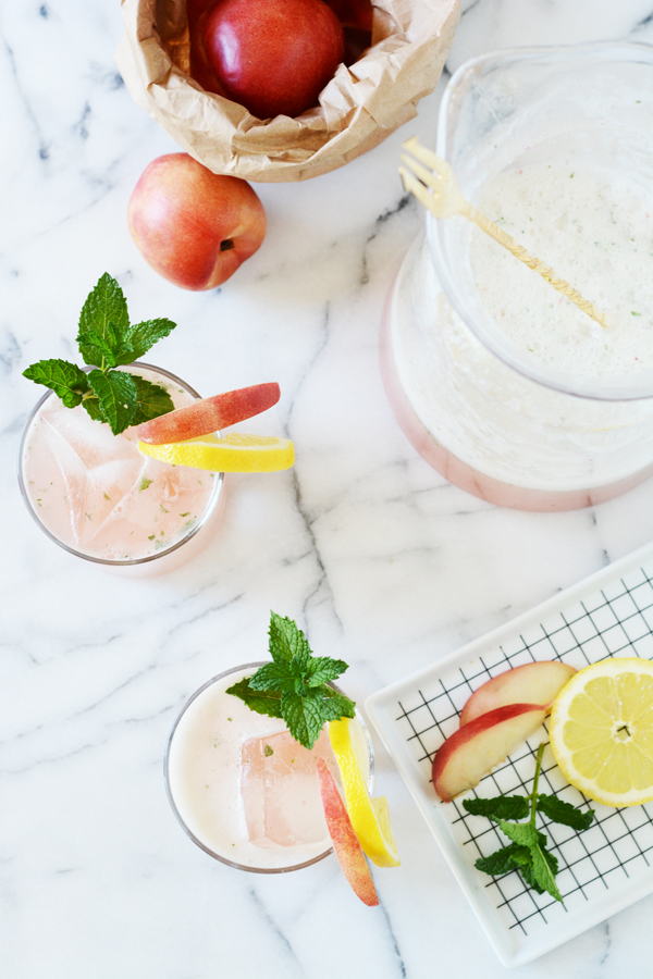 _sparkling nectarine mint lemonade 9