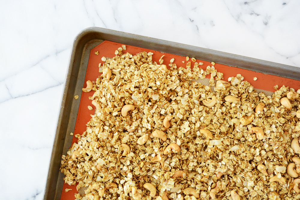 curry coconut cashew granola