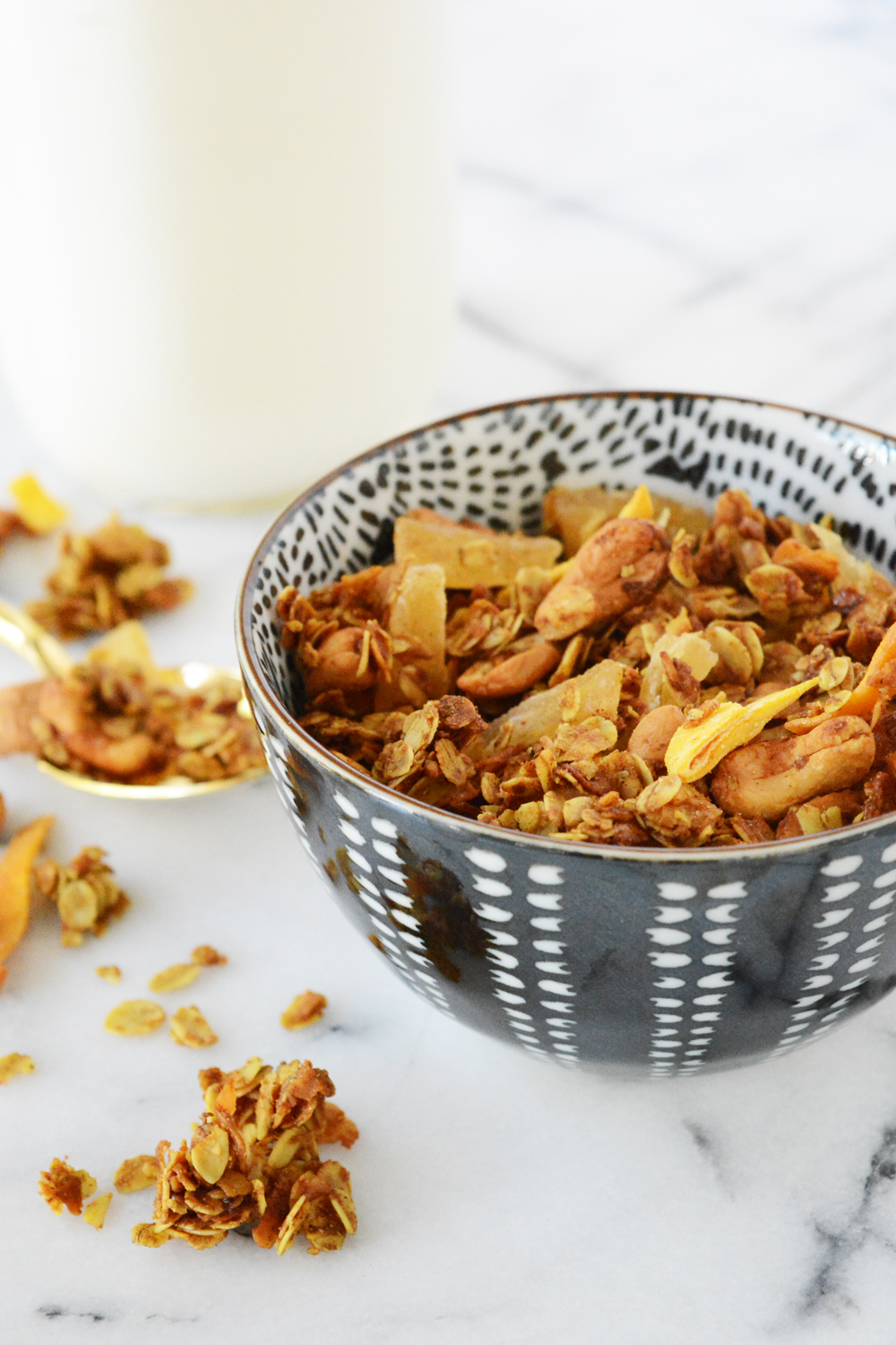 curry coconut cashew granola