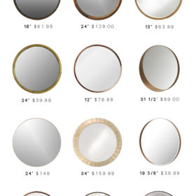 Round Mirrors for Every Room