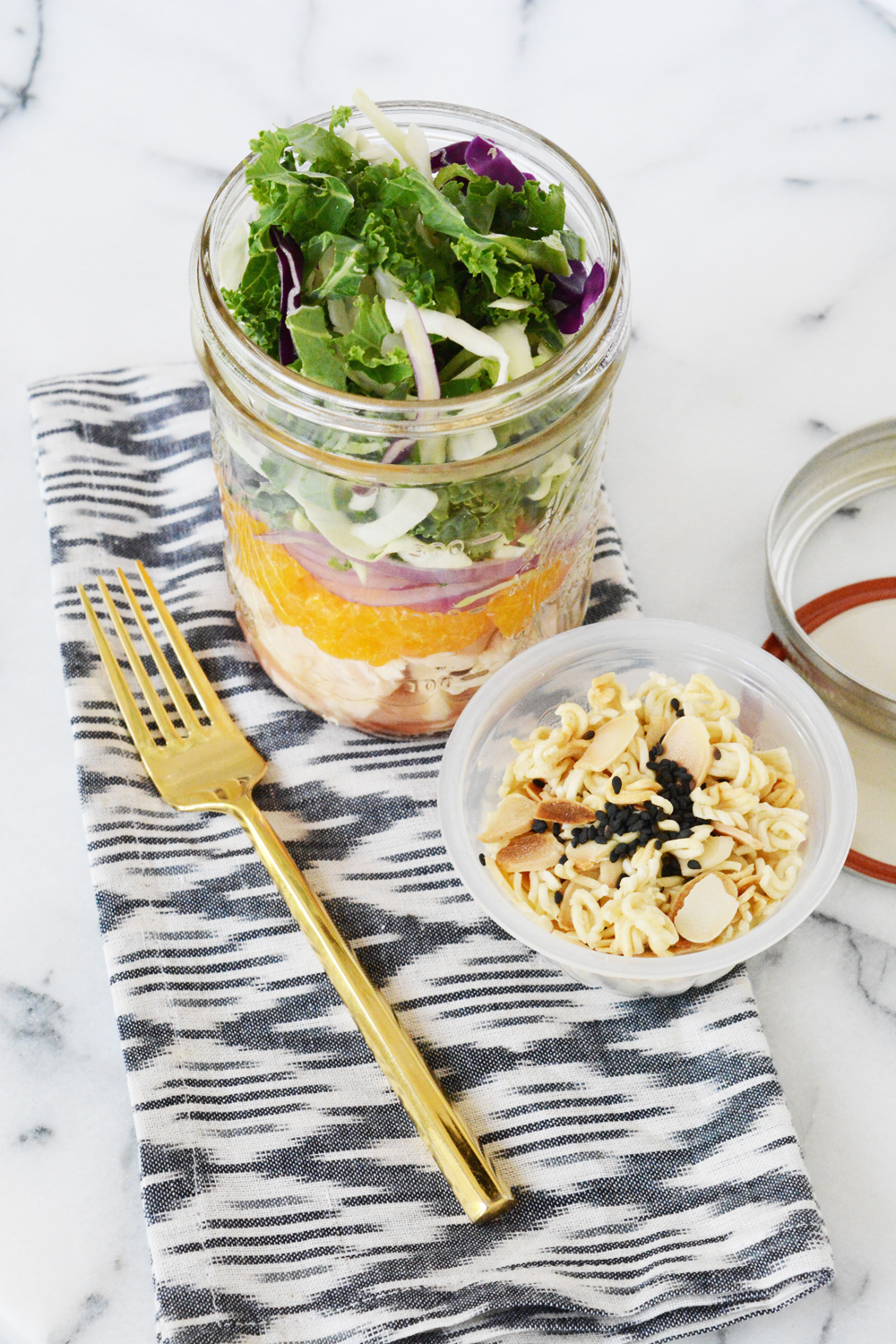 Salad in a Jar - Asian Chicken Salad