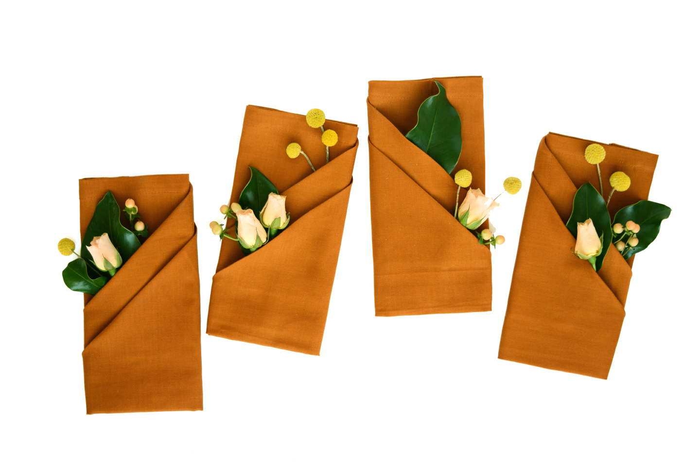 Napkin Folding for Fall