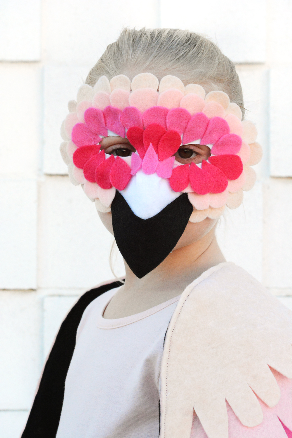 DIY Flamingo Halloween Costume