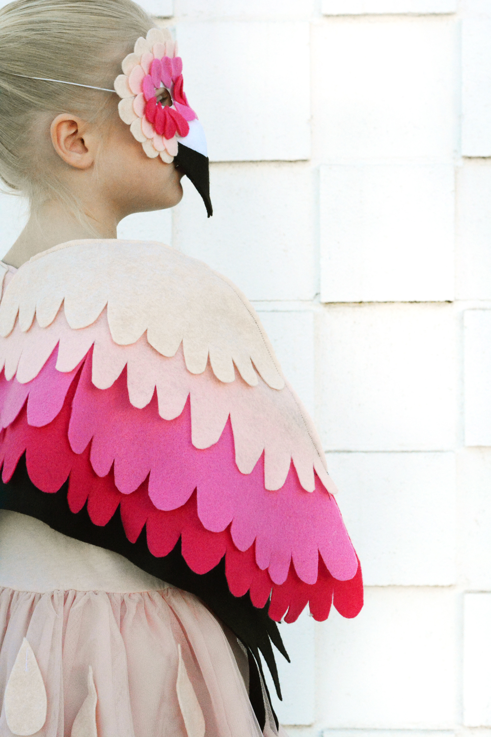 DIY Flamingo Halloween Costume