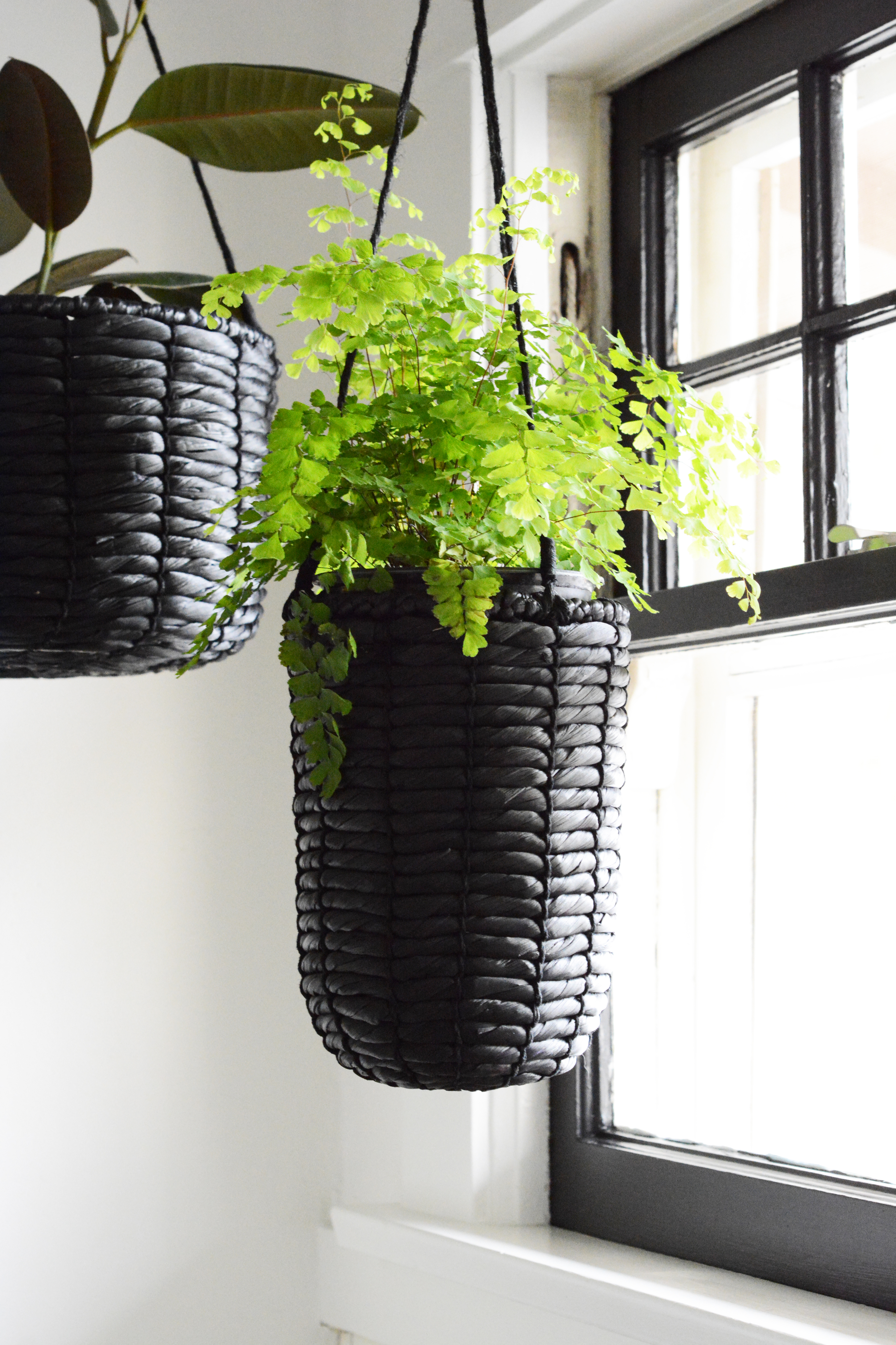 Black and white bathroom refresh.