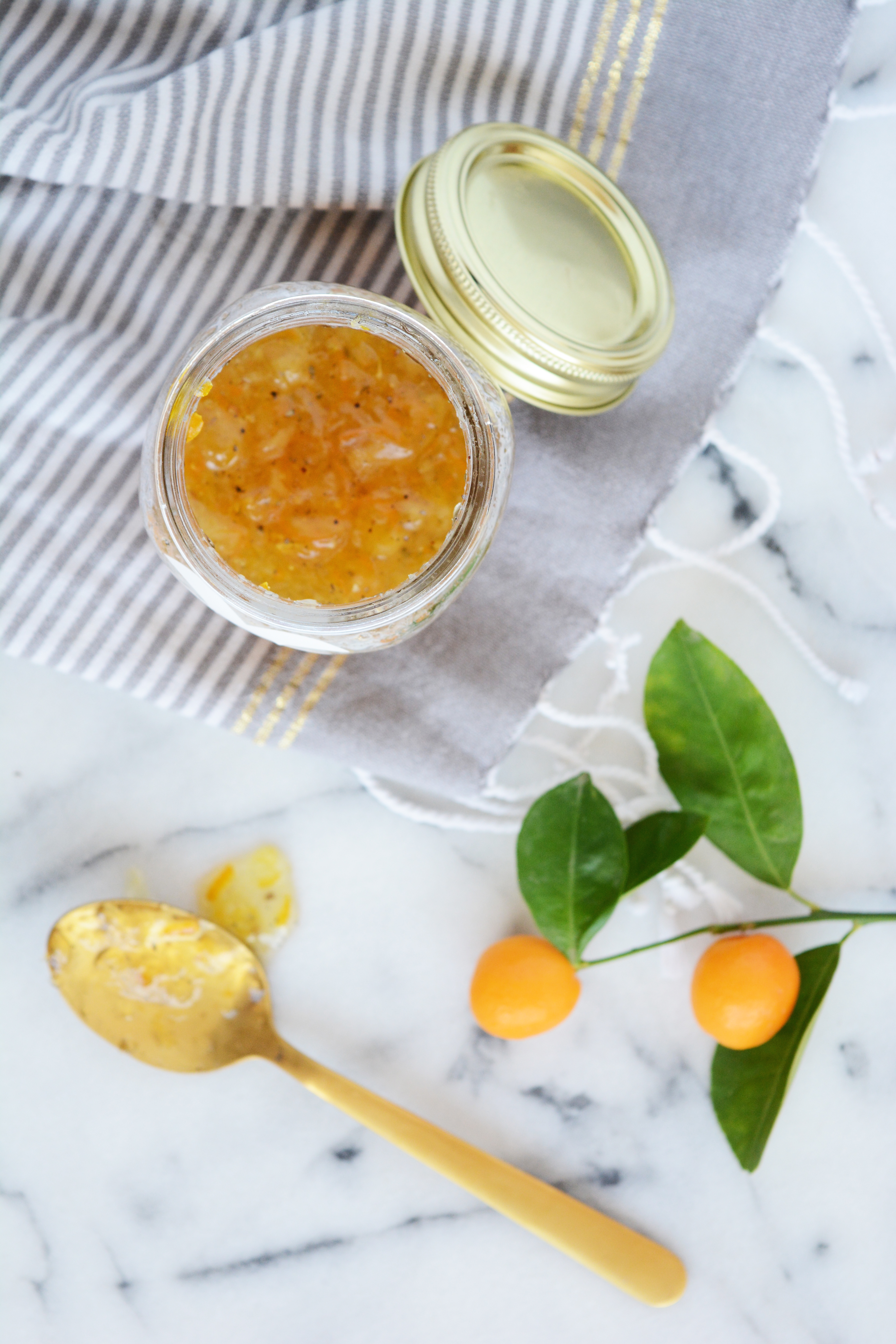 pineapple kumquat cardamom marmalade