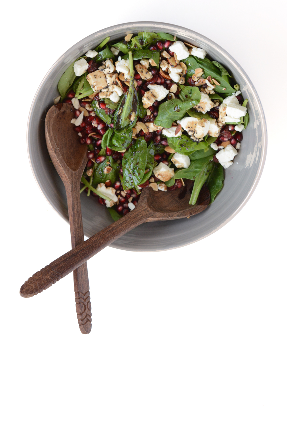 Spinach and Pomegranate Salad