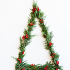 Modern Triangle Wall Christmas Tree