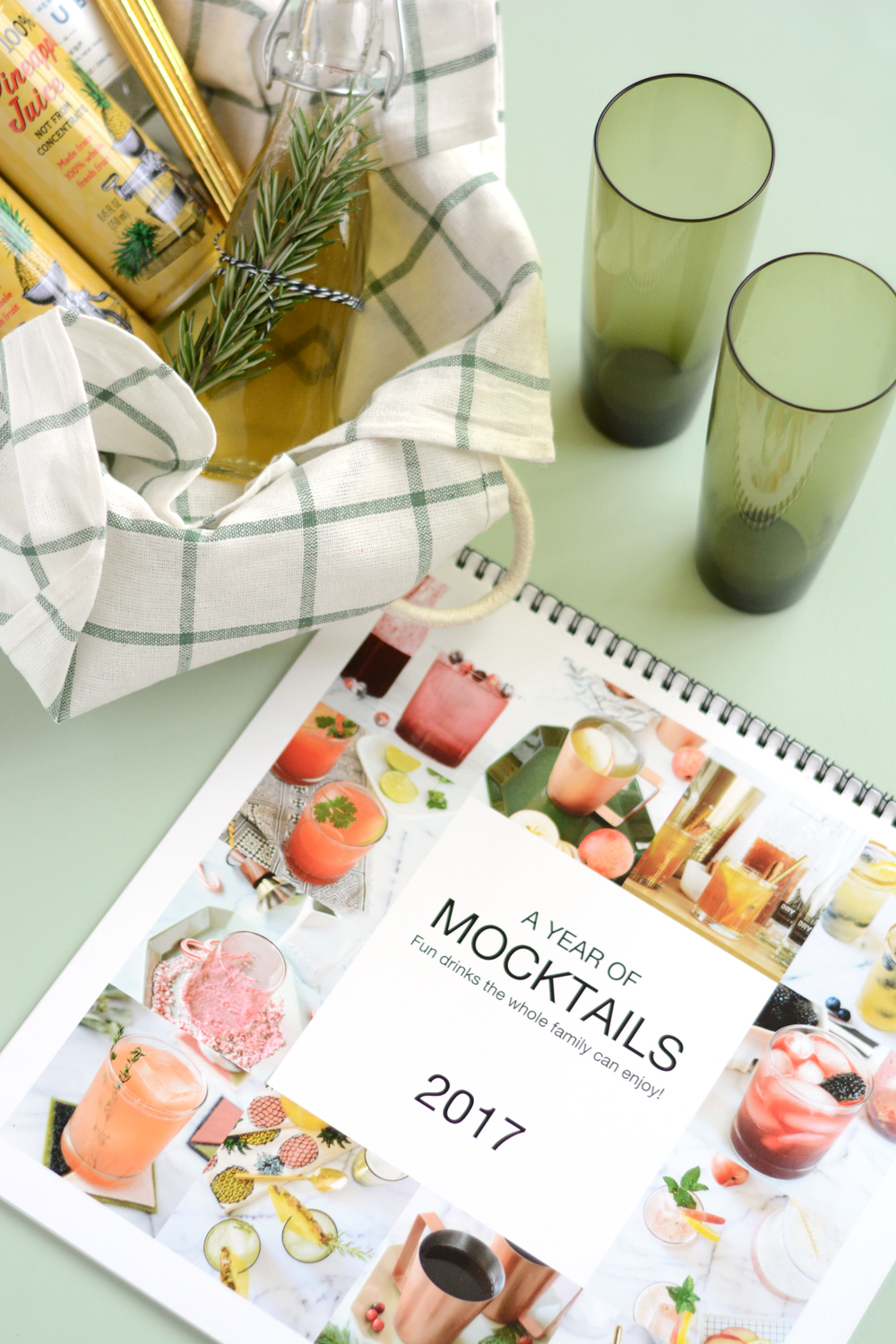Mocktail Calendar made the Mixbook