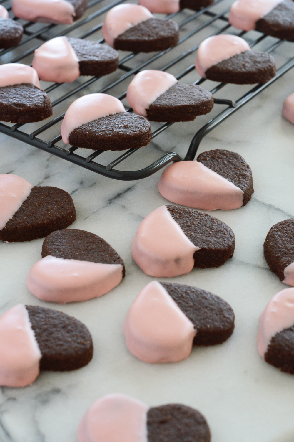 Chocolate Chipotle Shortbread Cookies