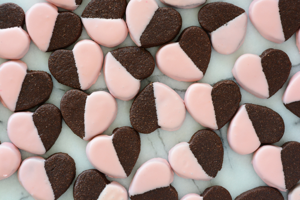 Chocolate Chipotle Shortbread Cookies