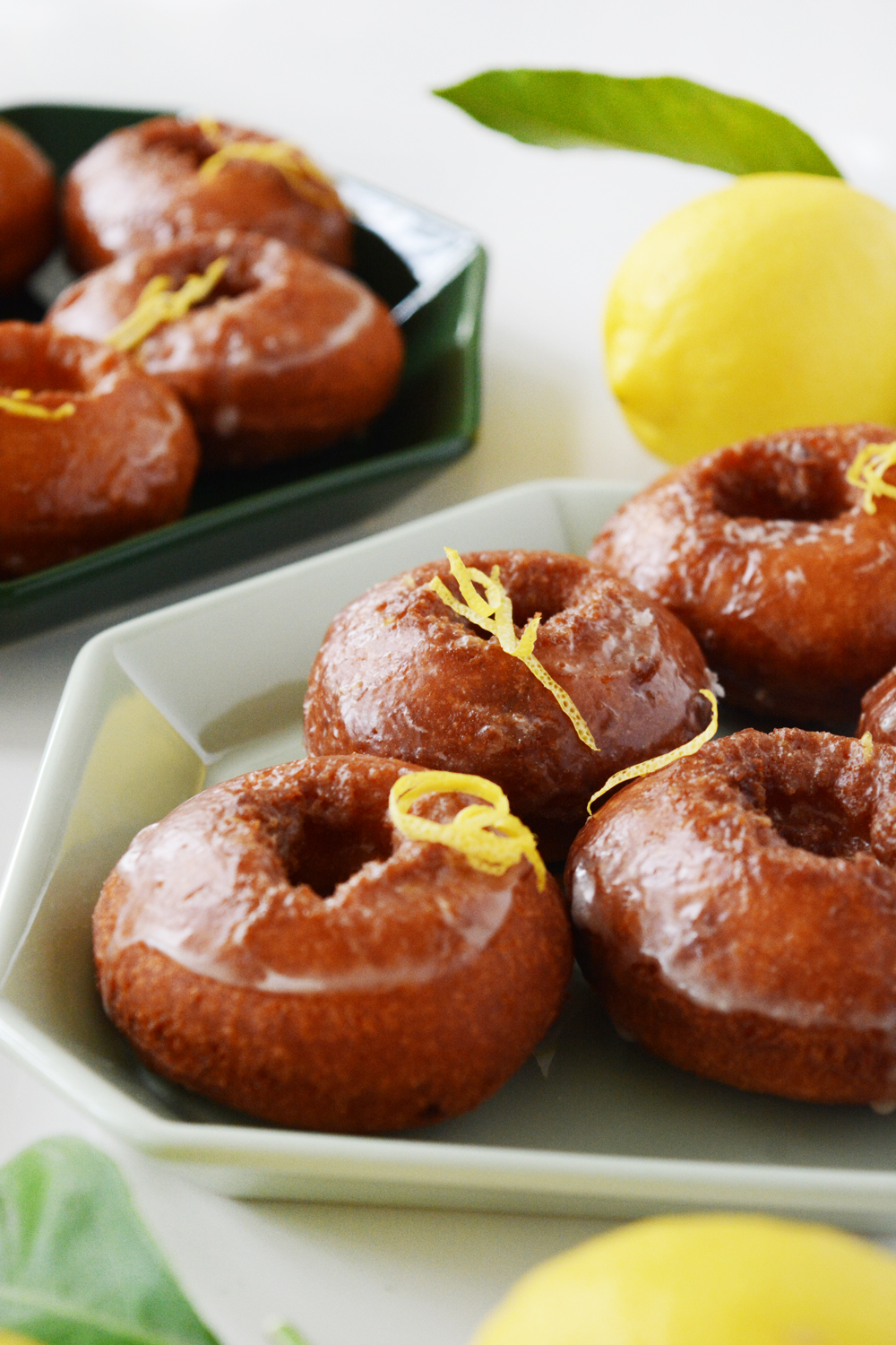 Lemon Old Fashioned Homemade Donuts