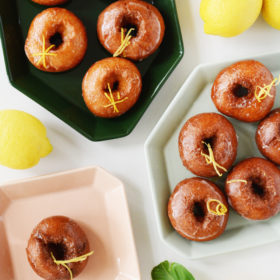 Lemon Old Fashioned Donuts
