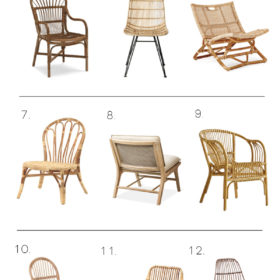 15 Gorgeous Rattan Chairs All Under $300