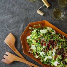 Festive Fall Brussel Sprout Salad